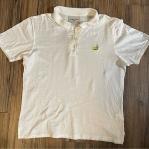 Bobby jones Masters golf ⛳️ White polo with Embroidery vintage